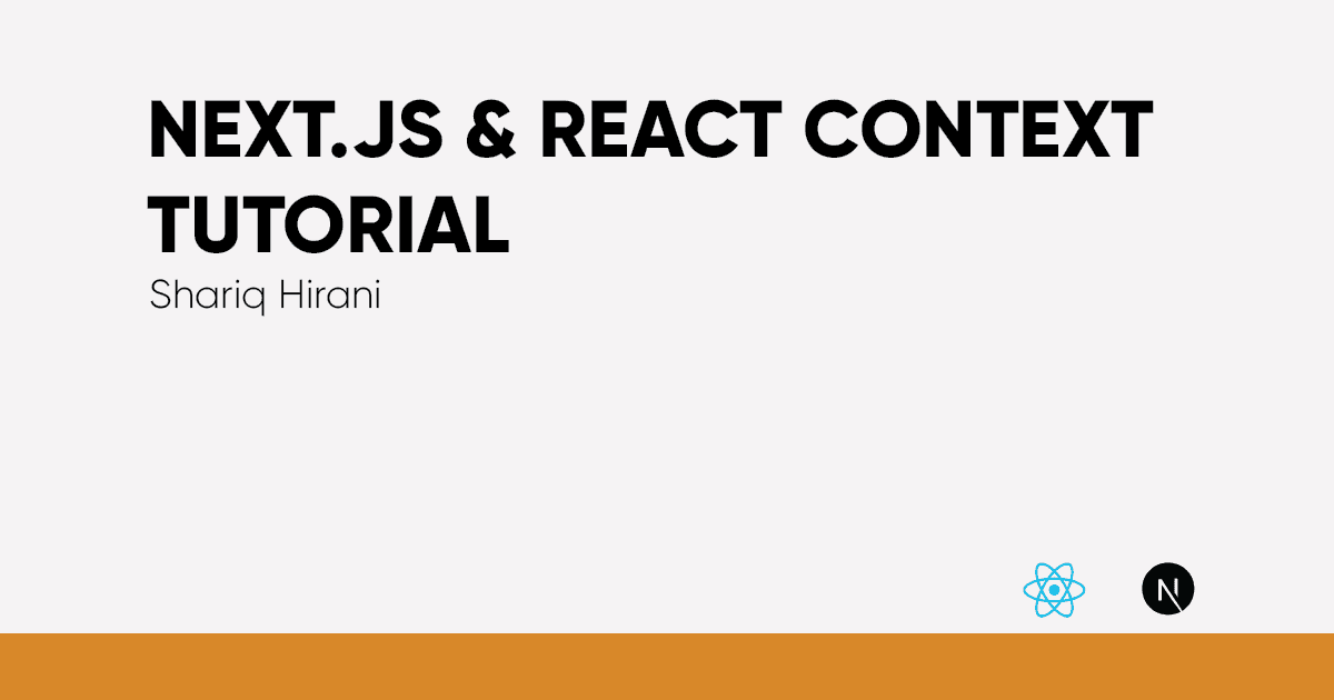 nextjs context api tutorial