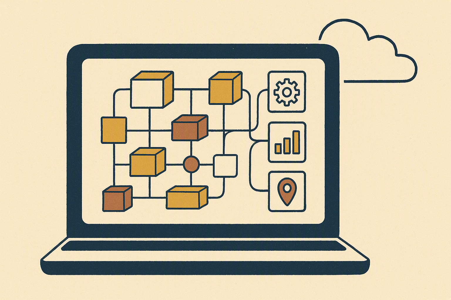 Cover illustration for "Local LLMs for Bespoke Apps: Why They're the Better Default".