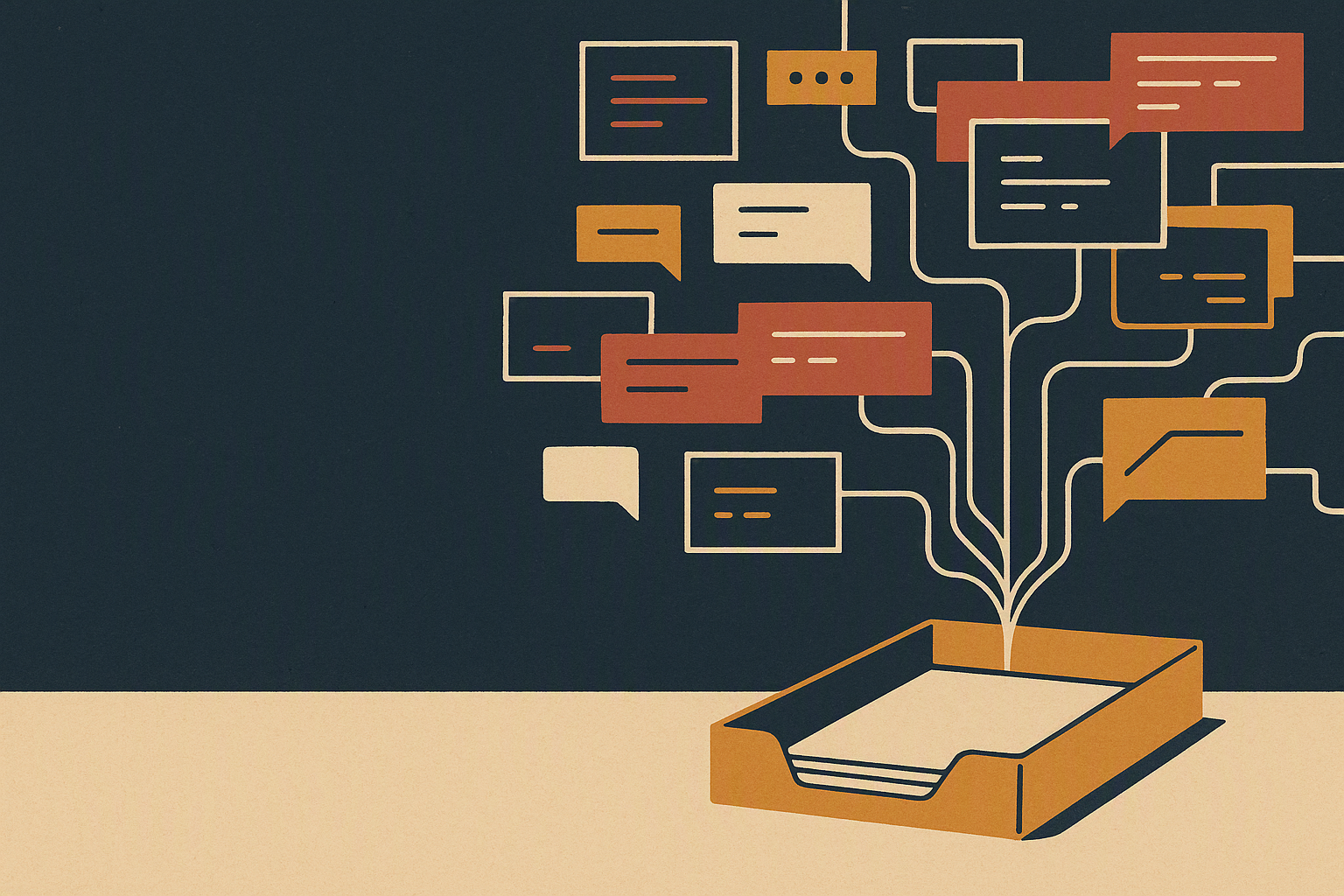 Cover illustration for "Terminal Scroll Is Not a Workflow".